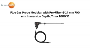 Robust Precision: Modular Flue Gas Probe with Pre-Filter (Ø14 mm, 700 mm, Tmax 1000°C) for Extreme Environments