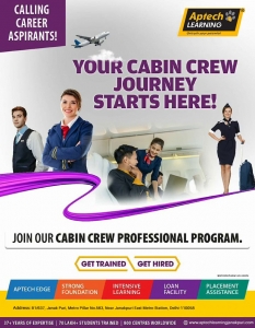 Become Flight-Ready with Aptech’s Certified Cabin Crew Course in Janakpuri