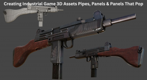 Creating Industrial Game 3D Assets Pipes, Panels & Panels That Pop