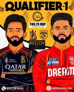Battle of the Titans with Online Cricket Id Reddy Anna : Analyzing Punjab Kings vs Royal Challengers Bengaluru in IPL 2025 Qualifier 1.