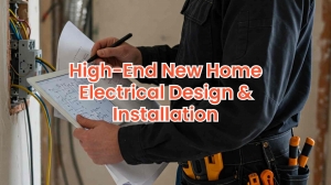 Building Luxury with High-End New Home Electrical Design & Installation by Lightspeed Electricals