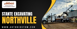 Transform Your Property with Expert Excavation by Antonios Tow in Northville