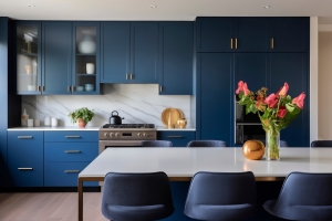 Blue and White Wardrobe Designs