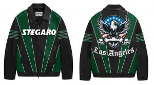 Timeless Edge: Stegaro Ultimate Leather Bomber Jacket