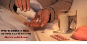 Order zopiclone to  treat insomnia caused by stress
