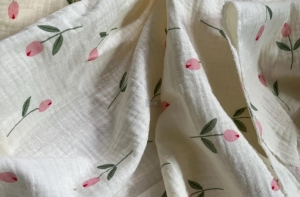 The Delicate Art of Custom Printed Muslin Fabric