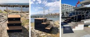 i3 Composites Introduces Light, Long-Lasting Folding Dock Steps for Marine Applications