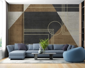 Geometric Peel and Stick Wallpaper: Practicality Meets Aesthetics