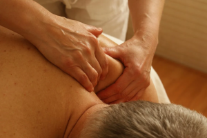 A shoulder massage