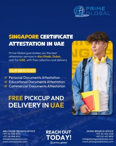 Professional Attestation Services for Singapore Documents in UAE