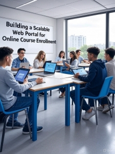 Building a Scalable Web Portal for Online Course Enrollment