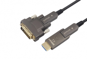 4K HDMI to DVI Active Optical Cable
