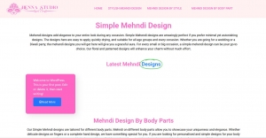 Elegant and Easy Front Simple Mehendi Designs to Elevate Your Look