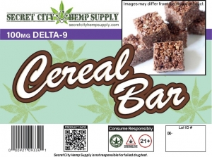 Delta-9 Chocolate Cereal Bar 100MG at Freedom Health