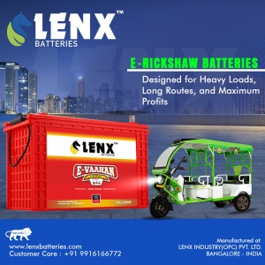 Reliable Power on Every Ride: Leading E-Rickshaw Battery Manufacturer in Bangalore