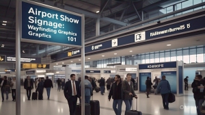 Airport Show Signage Dubai: Wayfinding Graphics 101
