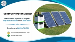 Solar Generator Market Share, Growth, Opportunities and Outkook 2034