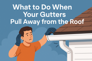 What to Do When Your Gutters Pull Away from the Roof