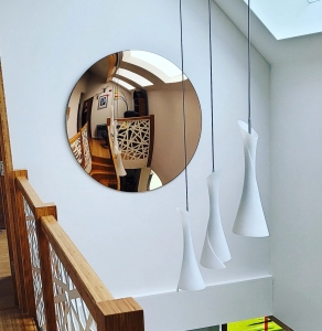 Transform Your Interior with a Timeless Gold Convex Mirror