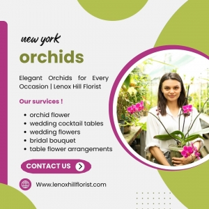 Where can I get orchid delivery services in Manhattan?