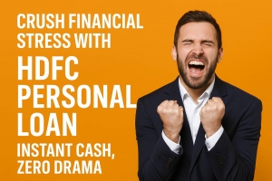 Crush Financial Stress with HDFC Personal Loan – Instant Cash, Zero Drama