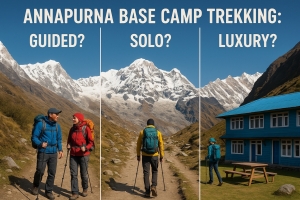 Annapurna Base Camp Trekking: Guided vs Solo vs Luxury?