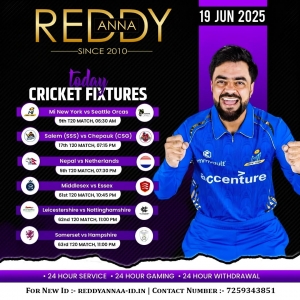 Reddy Anna ID Offers Trusted and Secure Access to Nonstop Cricket and Sports Coverage, Including T20 Matches 24/7 Update .