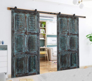 vintage carved doors