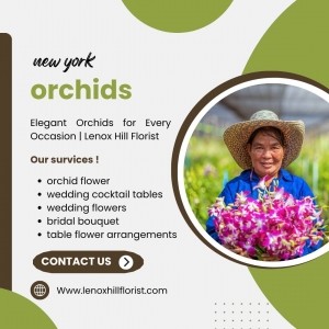 What are the best orchid flower shops in New York City?