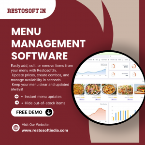 Manage Your Restaurant Menu Management Efficiently with Restosoftin