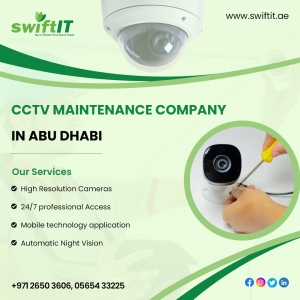 Secure Your Space with Expert CCTV Maintenance in Abu Dhabi – Powered by SwiftIT.ae
