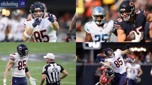 NFL Games: Kmet Falls Behind in NFL TE Race
