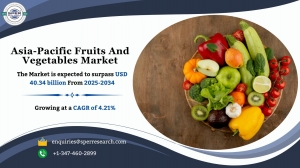 Asia-Pacific Fruits And Vegetables Market Size & Forecast 2034