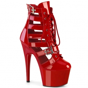 Red Cage Booties: The Bold Statement Every Wardrobe Needs | HushStore