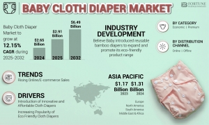 Baby Cloth Diaper Market Evaluation: Share, Size, and Forecast