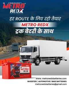 Metro Redx – Leading Truck Battery Manufacturer in India Powering Every Journey