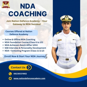 NDA Coaching with Schooling After 10th: Best at Nation Defence Academy