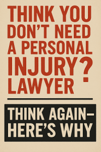 Think You Don’t Need a Personal Injury Lawyer? Think Again—Here’s Why