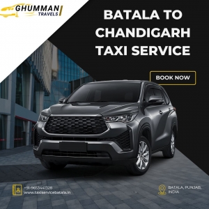 Reliable Batala to Chandigarh Taxi Service – Your Comfort, Our Priority