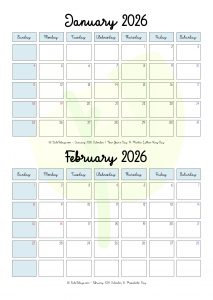 Get access to a different type of calendar printable templates