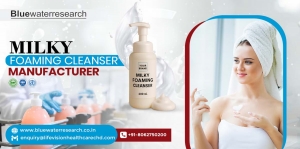 Milky Foaming Cleanser Manufacturer in India – Blue Water Research