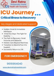 The ICU Journey at Devi Ratna Multispeciality Hospital: From Critical Illness to Recovery