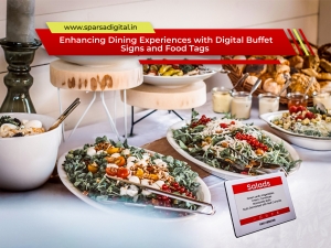 Enhancing Dining Experiences with Digital Buffet Signs and Food Tags