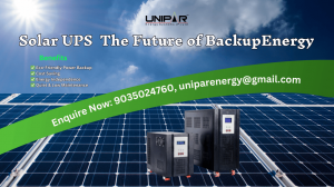 Solar UPS: The Intelligent Solution for Powering Your Home or Business