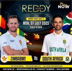 Reddy Anna – The Most Reliable Online Cricket Exchange for Zimbabwe vs South Africa 2025 with 24/7 Live Sports Coverage and Support . 