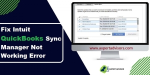 Technical Solutions to fix QuickBooks Sync Manager Not Working Error