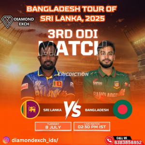 Catch Every Moment: How Diamondexch 99 Elevates Your Viewing Skill for Sri Lanka vs Bangladesh.