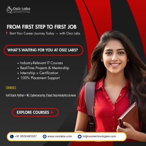 Break Into Tech with Confidence – Start Learning at Osiz Labs
