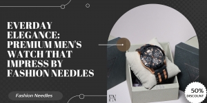 Everyday Elegance: Premium Men's Watch That impress by fashion needles