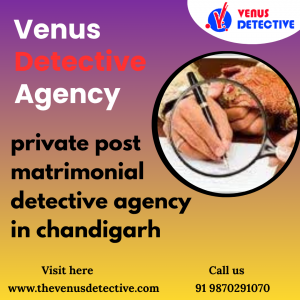 Revealing the Truth: Chandigarh Private Post Matrimonial Detective Agency